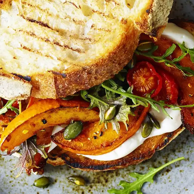 Rustic Roasted Pumpkin Sandwich