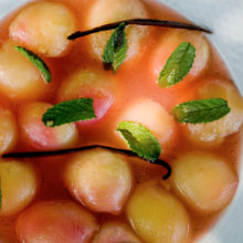 Soupe de Pêches Blanches